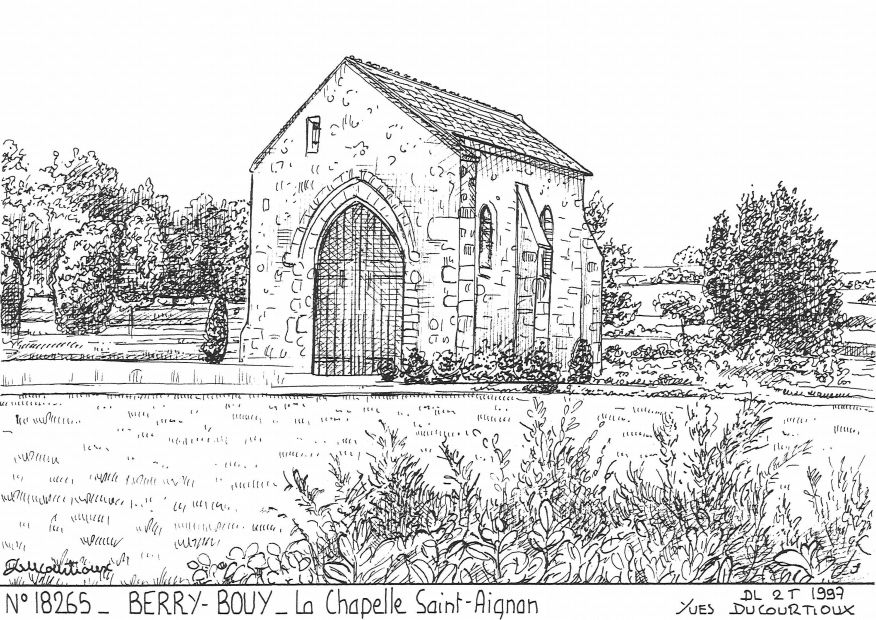 N 18265 - BERRY BOUY - la chapelle st aignan