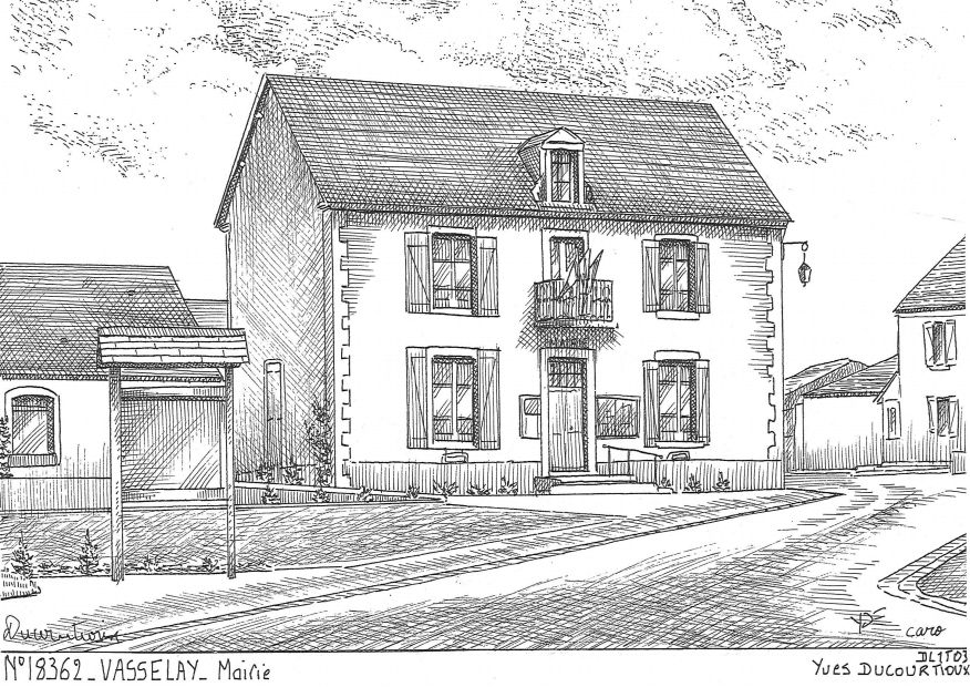 N 18362 - VASSELAY - mairie
