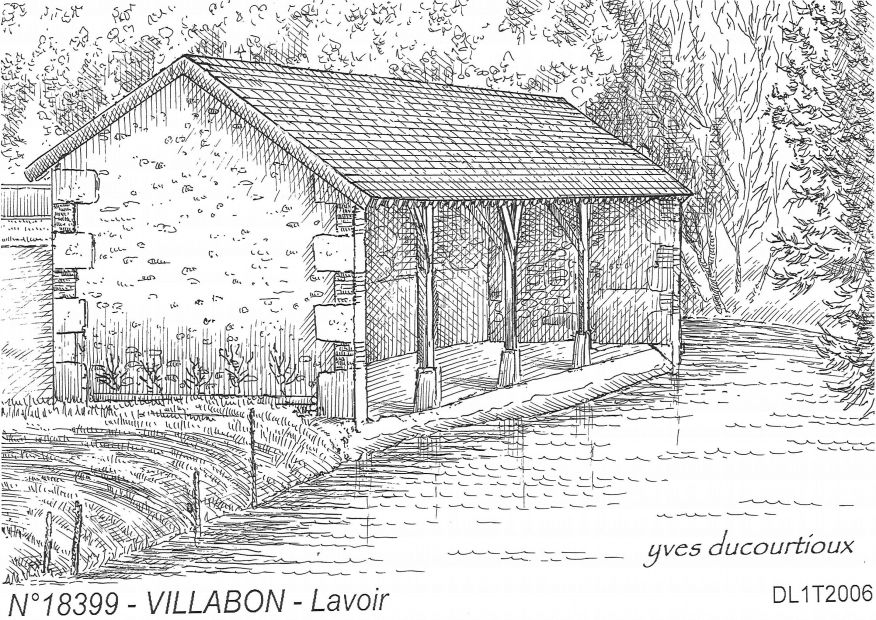 N 18399 - VILLABON - lavoir