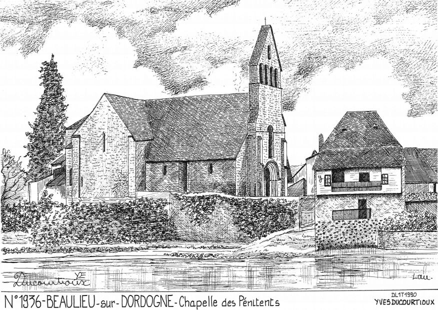 N 19036 - BEAULIEU SUR DORDOGNE - chapelle des p�nitents