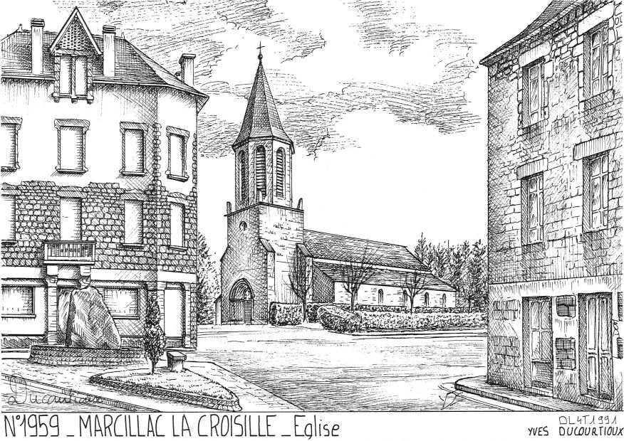 N 19059 - MARCILLAC LA CROISILLE - �glise