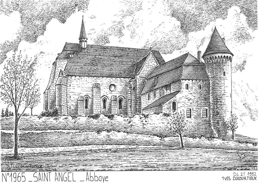 N 19065 - ST ANGEL - abbaye