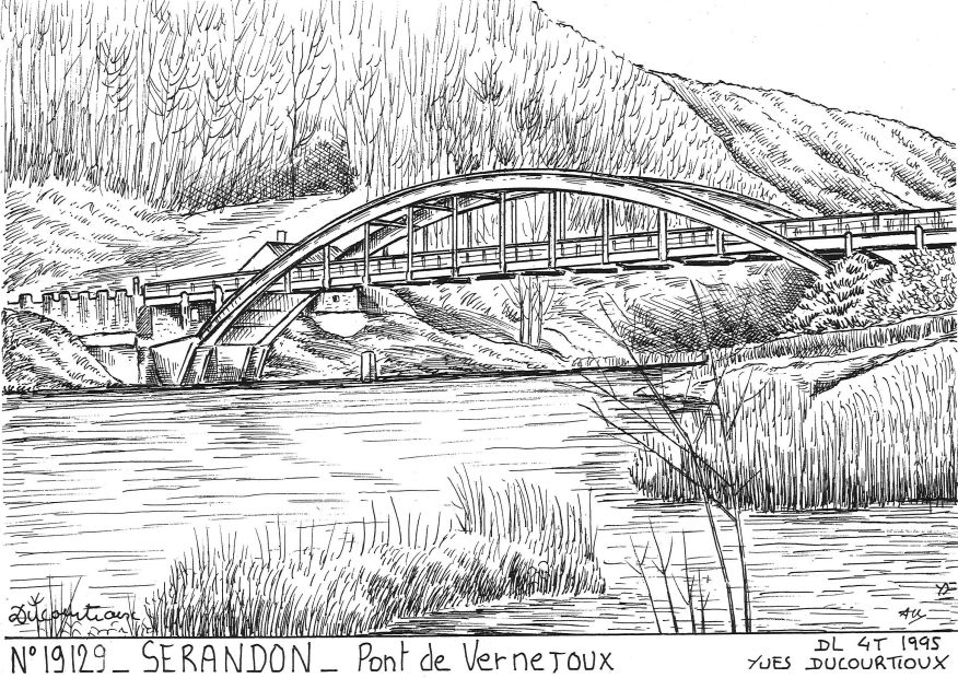 N 19129 - SERANDON - pont de vernejoux
