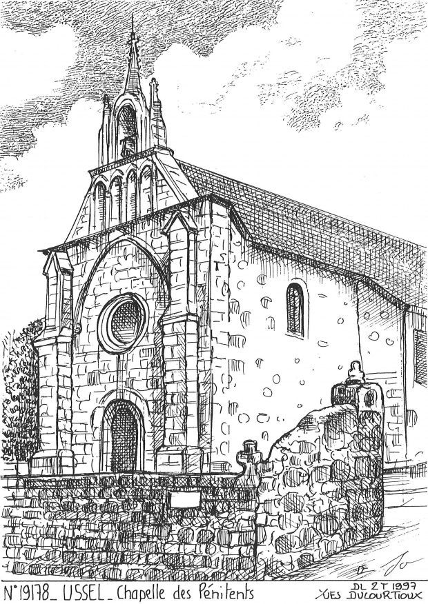N 19178 - USSEL - chapelle des p�nitents