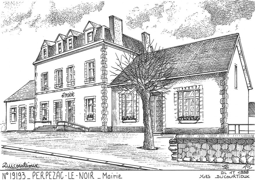 N 19193 - PERPEZAC LE NOIR - mairie