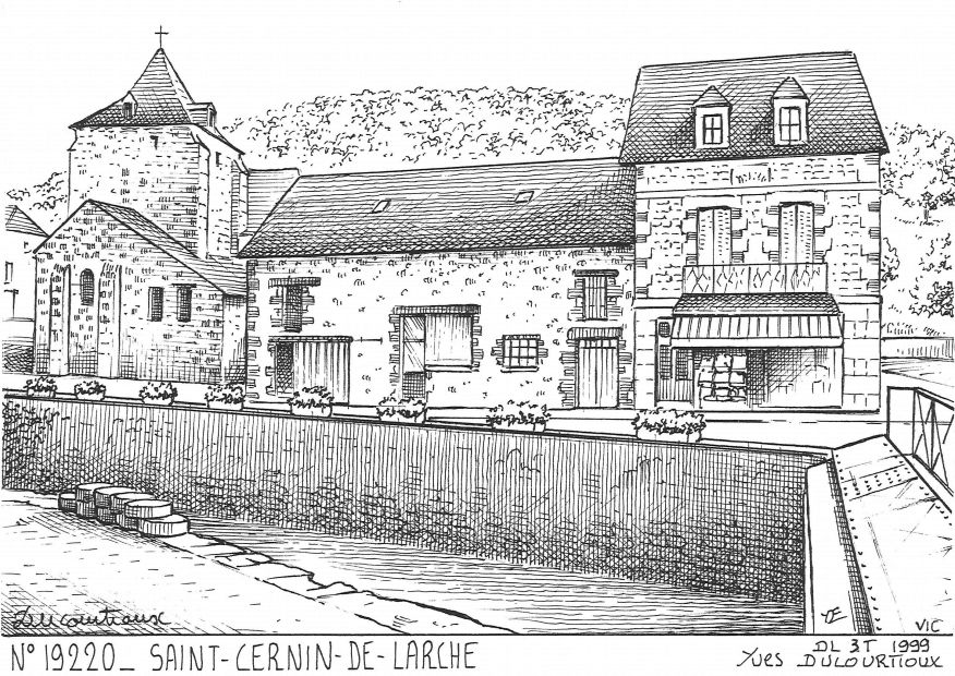 N 19220 - ST CERNIN DE LARCHE - vue