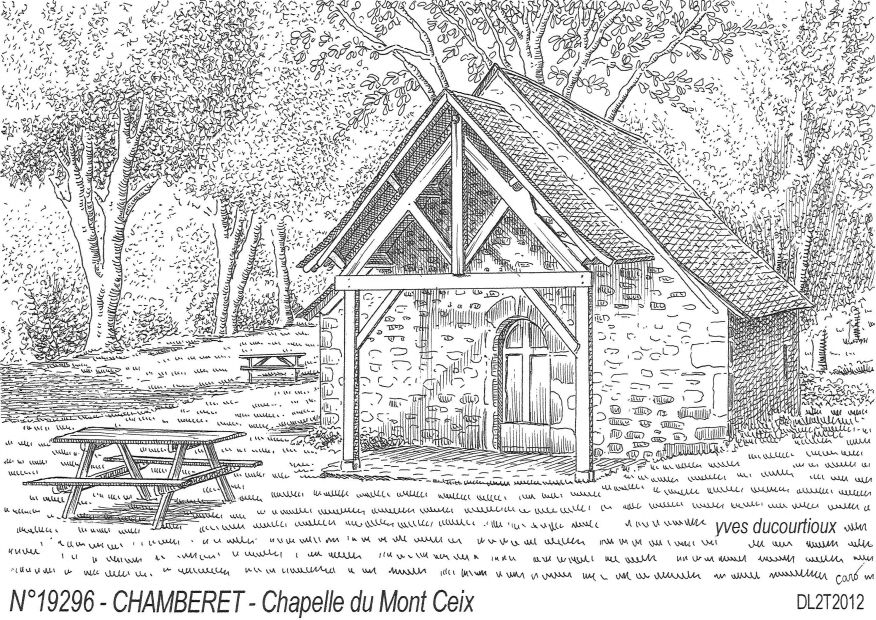 N 19296 - CHAMBERET - chapelle du mont ceix