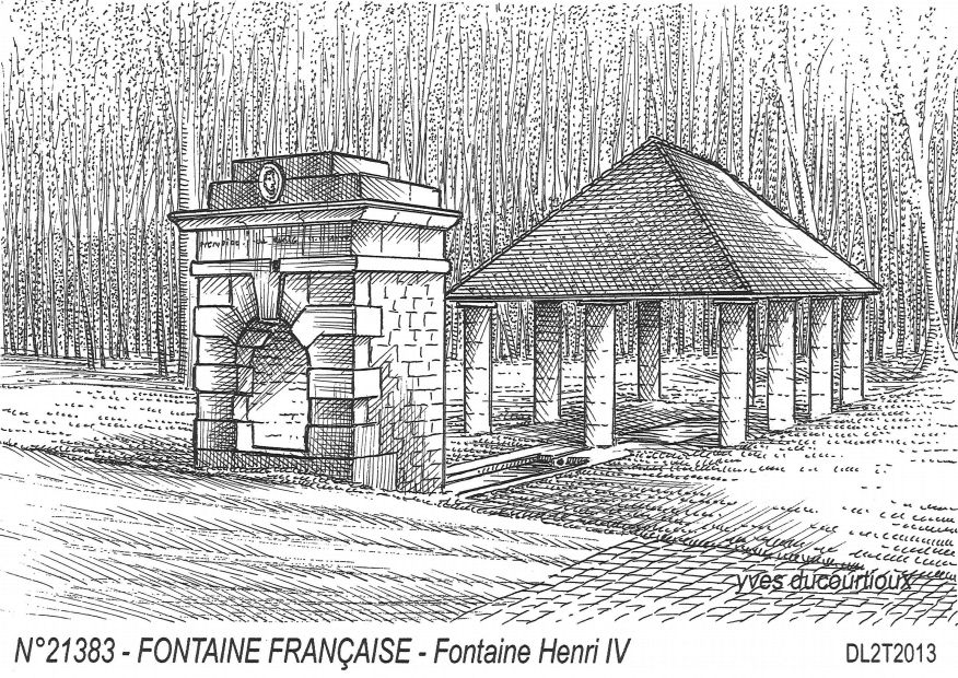 N 21383 - FONTAINE FRANCAISE - fontaine henri IV