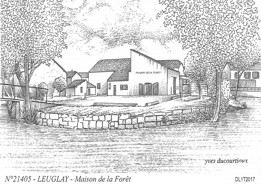N 21405 - LEUGLAY - maison de la for�t