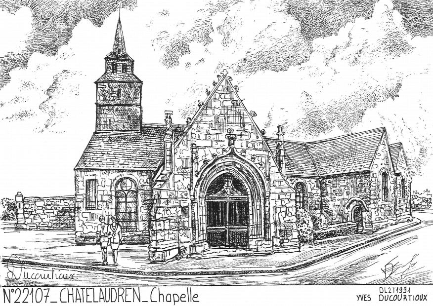 N 22107 - CHATELAUDREN - chapelle