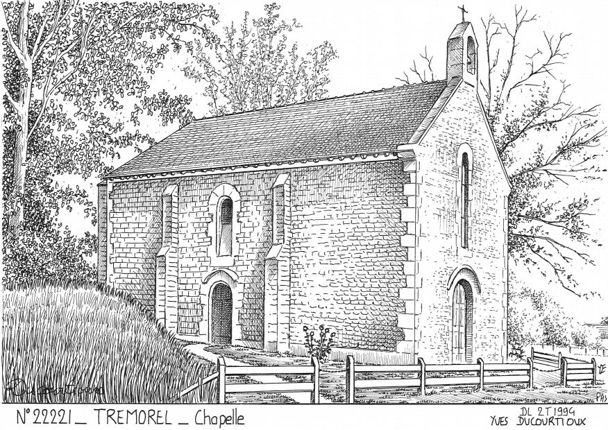 N 22221 - TREMOREL - chapelle