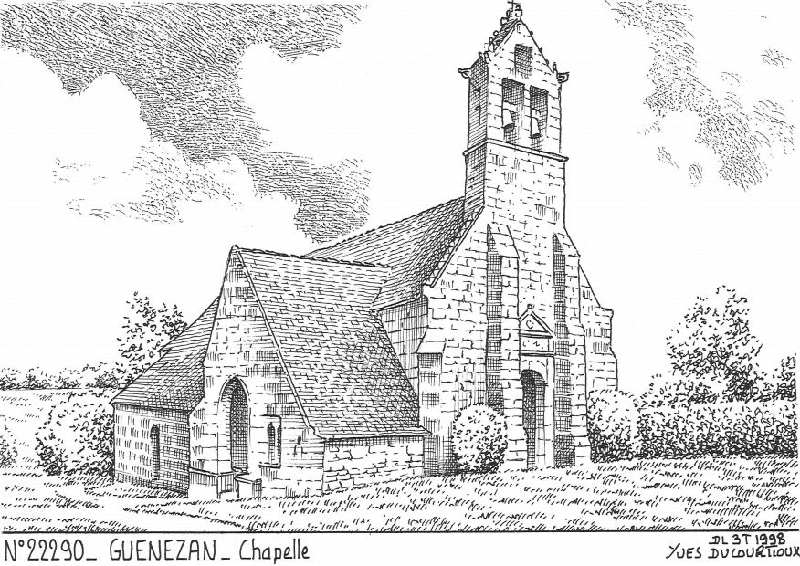 N 22290 - BEGARD - chapelle de gu�nezan