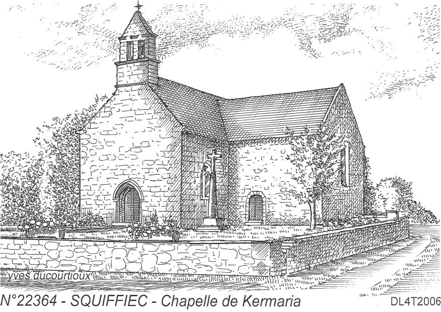 N 22364 - SQUIFFIEC - chapelle de kermaria