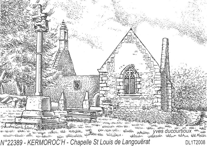 N 22389 - KERMOROC H - chapelle st louis de langou�ra