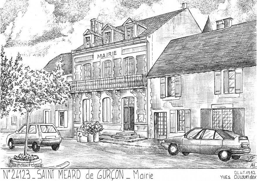 N 24123 - ST MEARD DE GURCON - mairie