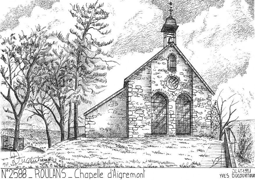 N 25088 - ROULANS - chapelle d aigremont