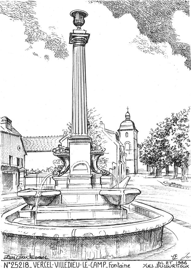 N 25218 - VERCEL VILLEDIEU LE CAMP - fontaine