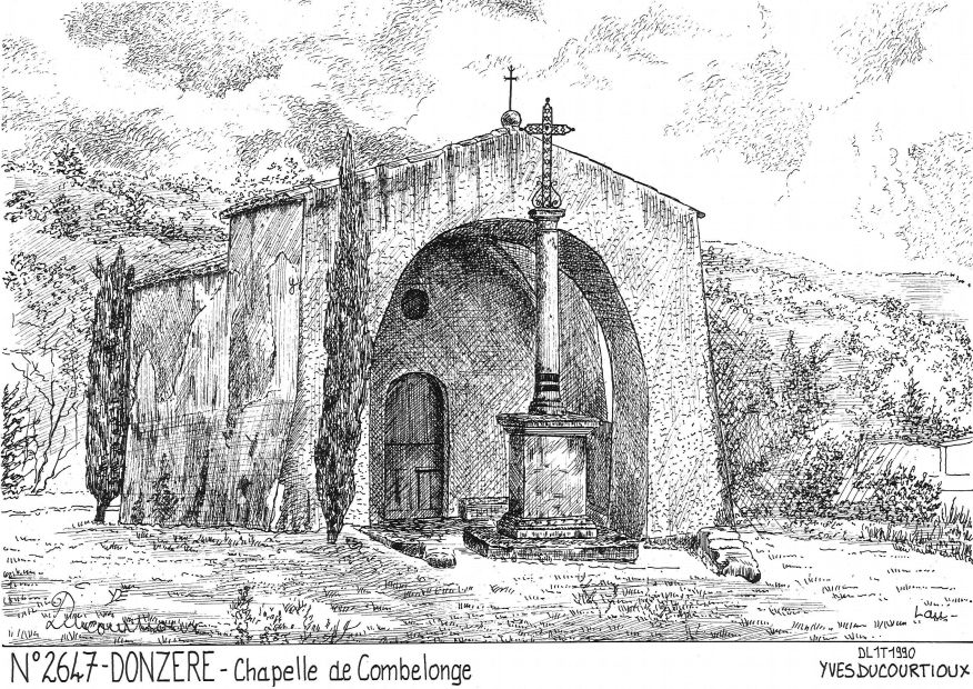 N 26047 - DONZERE - chapelle de combelonge