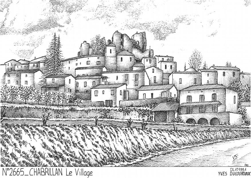 N 26065 - CHABRILLAN - le village