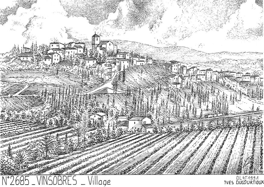 N 26085 - VINSOBRES - village