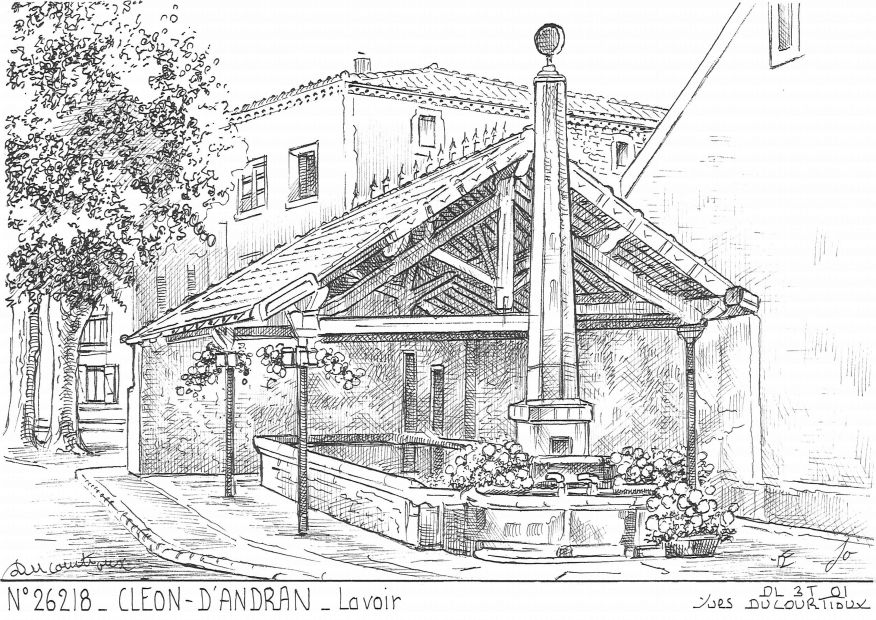N 26218 - CLEON D ANDRAN - lavoir