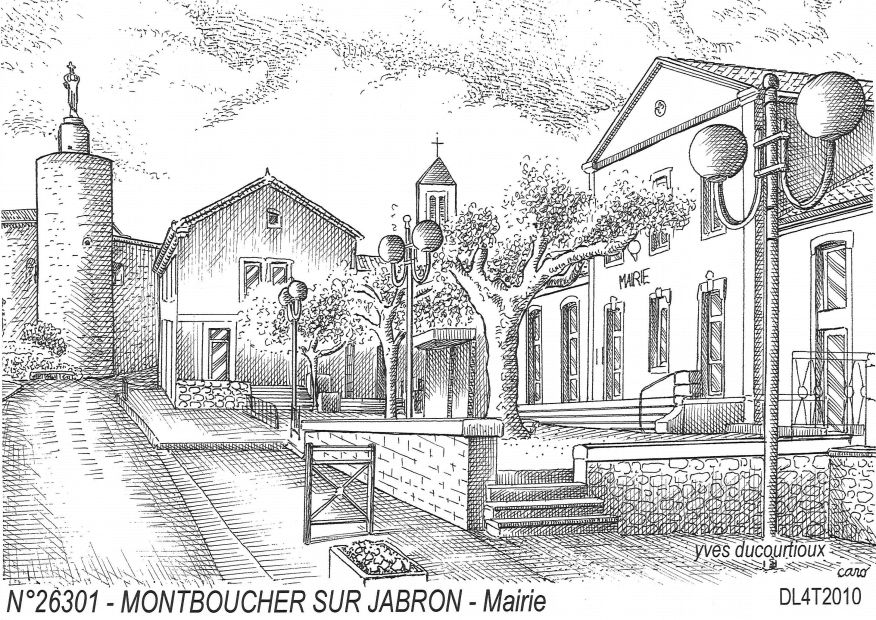 N 26301 - MONTBOUCHER SUR JABRON - mairie