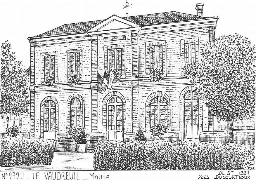 N 27211 - LE VAUDREUIL - mairie