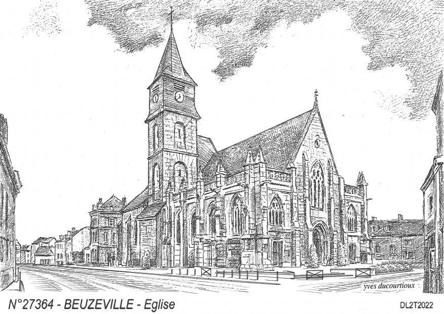 N 27364 - BEUZEVILLE - glise