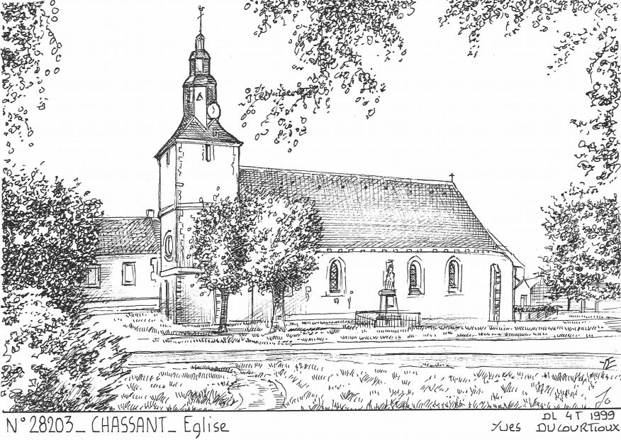 N 28203 - CHASSANT - glise