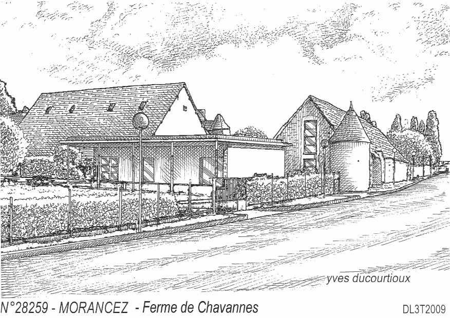 N 28259 - MORANCEZ - ferme de chavannes