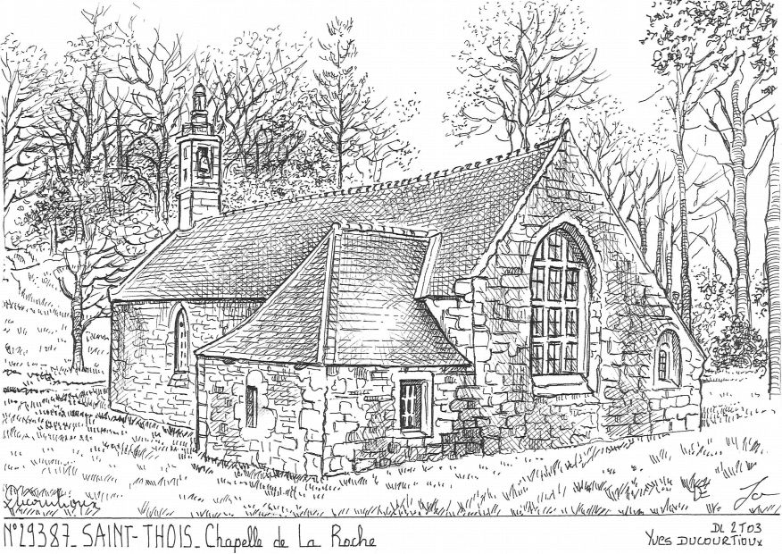 N 29387 - ST THOIS - chapelle de la roche