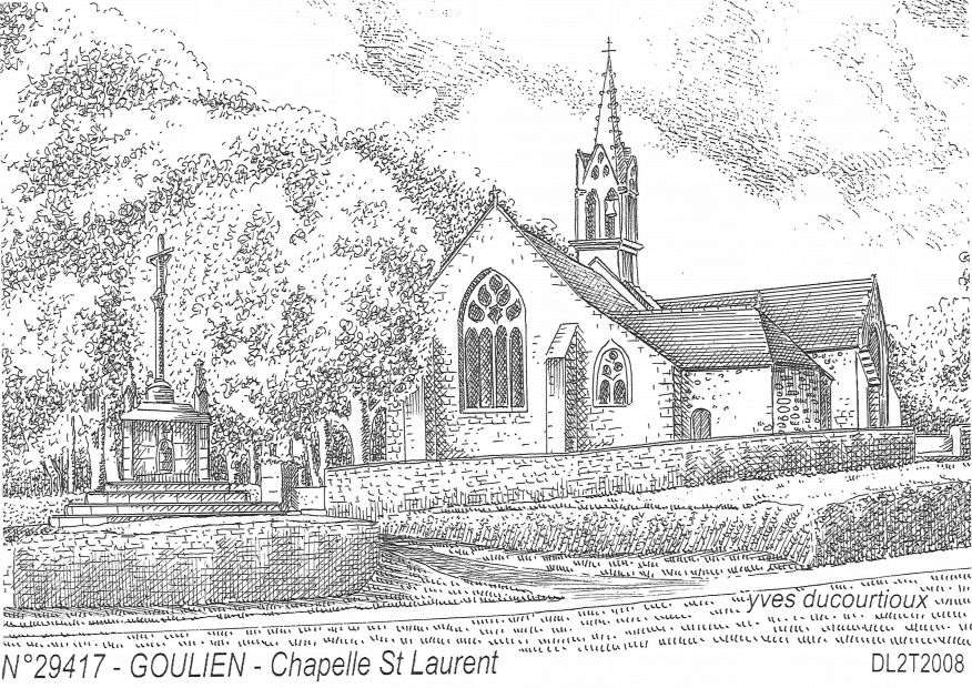 N 29417 - GOULIEN - chapelle st laurent