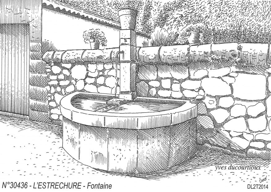 N 30436 - L ESTRECHURE - fontaine