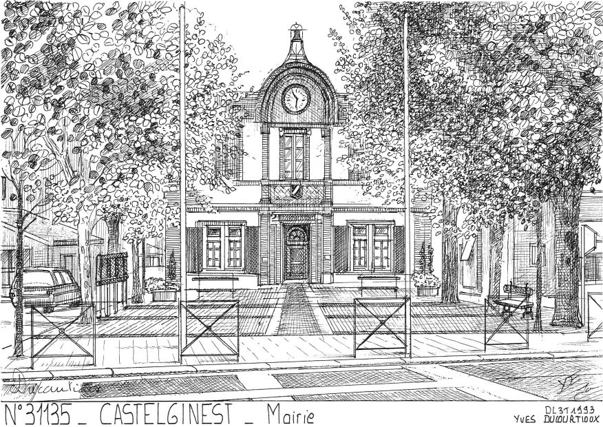 N 31135 - CASTELGINEST - mairie