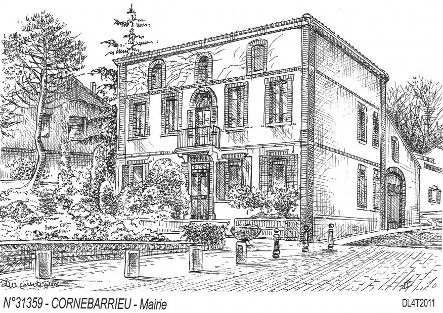 N 31359 - CORNEBARRIEU - mairie