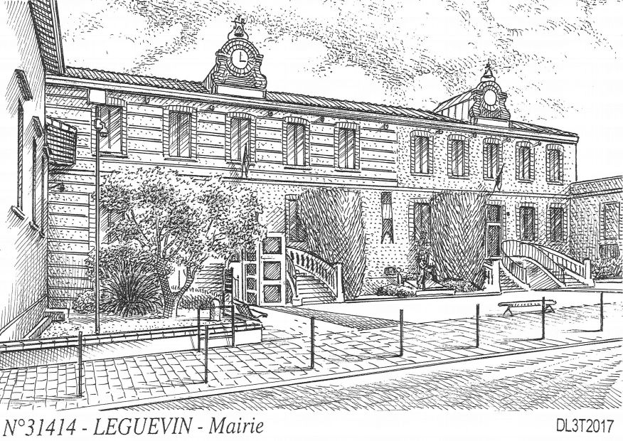 N 31414 - LEGUEVIN - mairie
