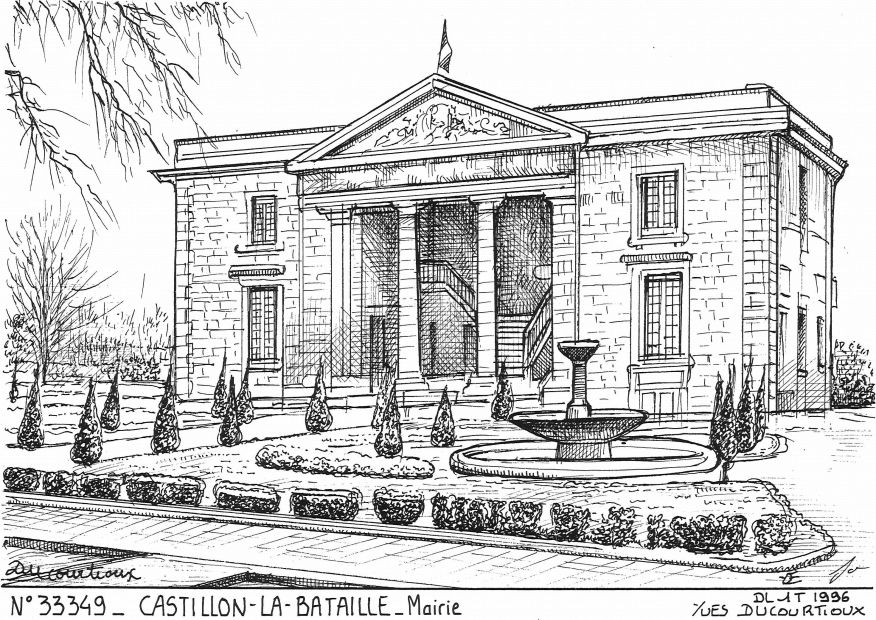 N 33349 - CASTILLON LA BATAILLE - mairie