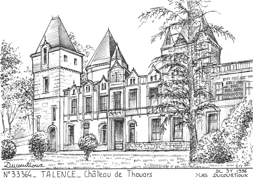 N 33364 - TALENCE - chteau de thouars