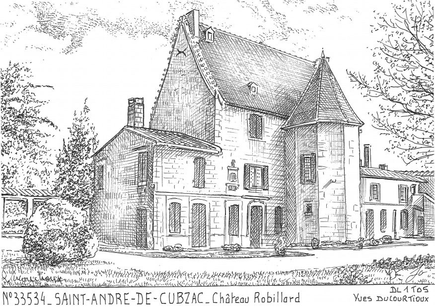 N 33534 - ST ANDRE DE CUBZAC - ch�teau robillard