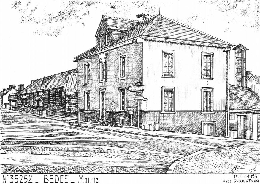 N 35252 - BEDEE - mairie
