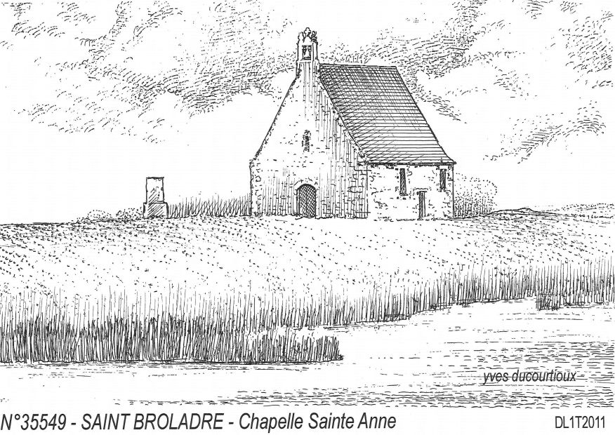 N 35549 - ST BROLADRE - chapelle ste anne
