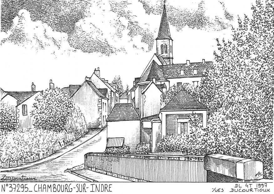 N 37295 - CHAMBOURG SUR INDRE - vue