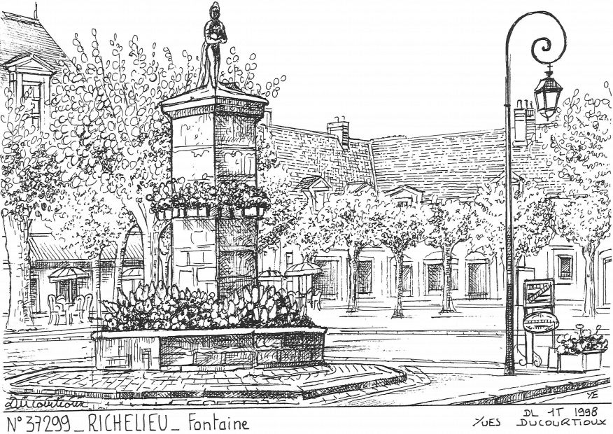 N 37299 - RICHELIEU - fontaine