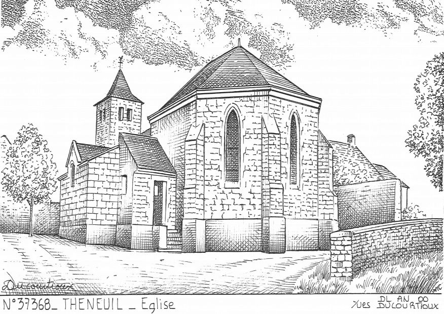 N 37368 - THENEUIL - �glise