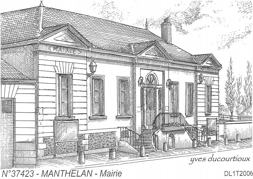 N 37423 - MANTHELAN - mairie