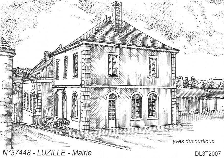 N 37448 - LUZILLE - mairie