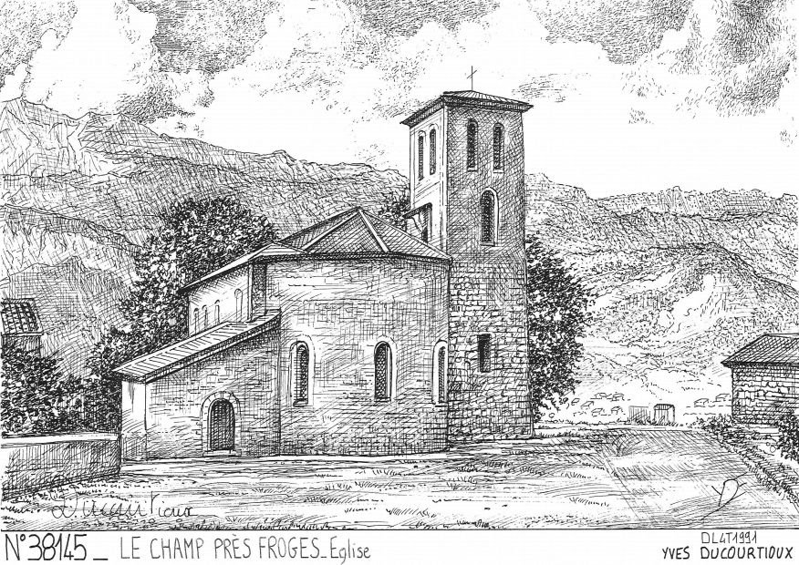 N 38145 - LE CHAMP PRES FROGES - �glise