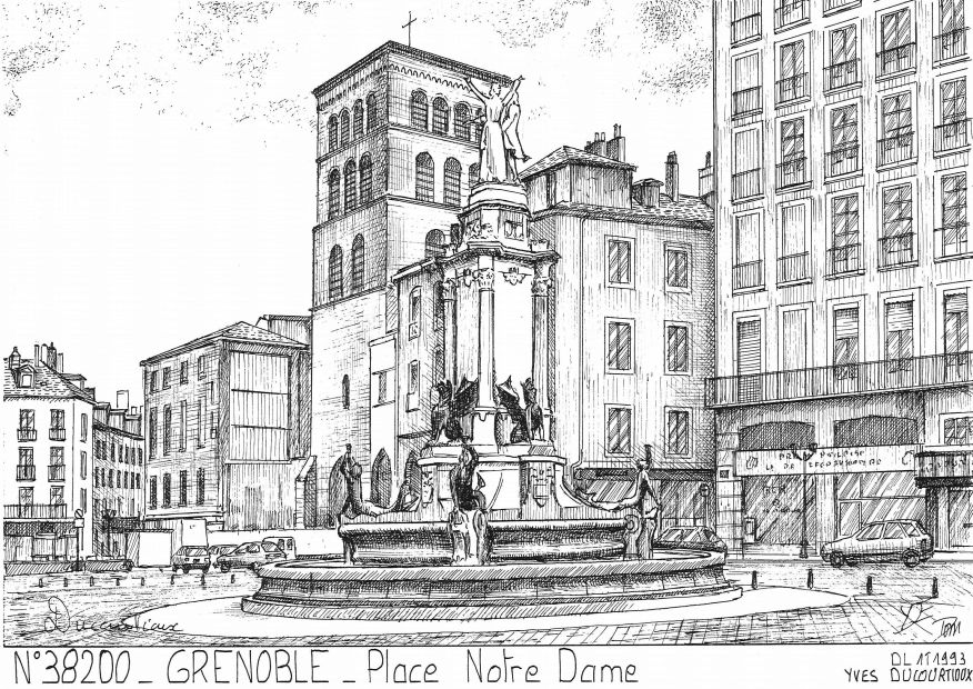 N 38200 - GRENOBLE - place notre dame