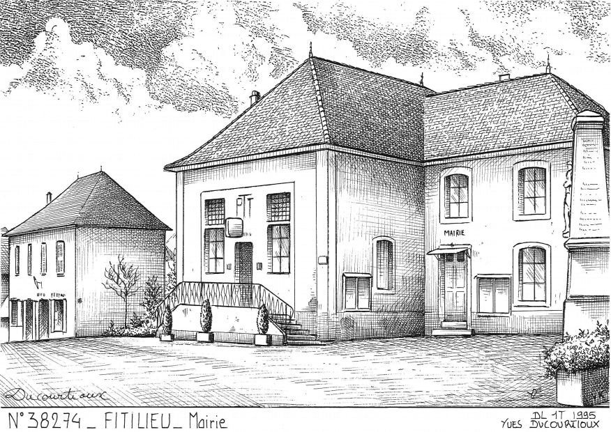 N 38274 - FITILIEU - mairie