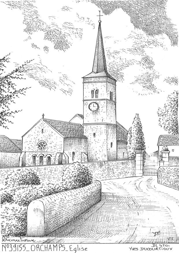 N 39155 - ORCHAMPS - glise